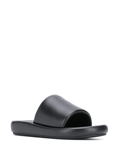 Shop Balenciaga Market Slip-on Sandals In Black