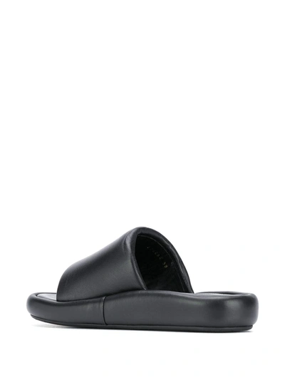 Shop Balenciaga Market Slip-on Sandals In Black