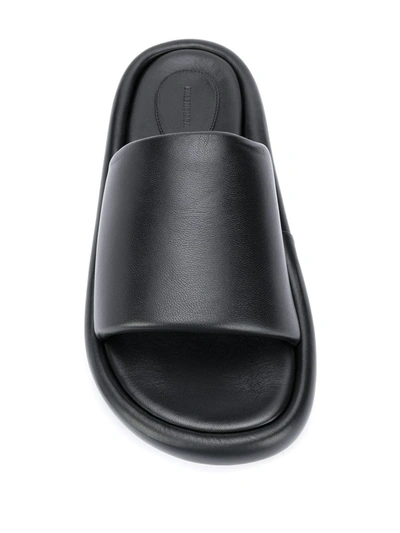 Shop Balenciaga Market Slip-on Sandals In Black