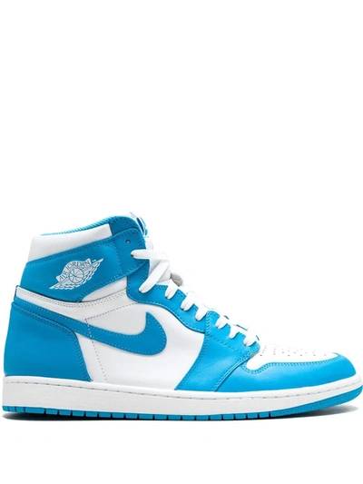 Shop Jordan Air  1 Retro "unc" Sneakers In Blue