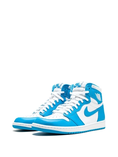 Shop Jordan Air  1 Retro "unc" Sneakers In Blue