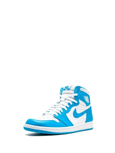 Shop Jordan Air  1 Retro "unc" Sneakers In Blue
