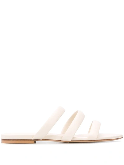 Shop Aeyde Chrissy Slippers In Neutrals