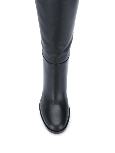 Gianvito Rossi Santiago 85mm Knee-high Boots In Black