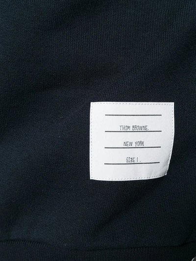 Shop Thom Browne Rear Rwb Stripe Sweatshirt In Blue