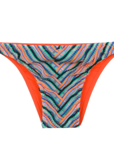 Amir Slama Printed Bikini Top In Yellow