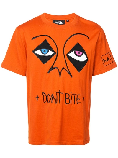 Haculla Don't Bite T-shirt In Orange
