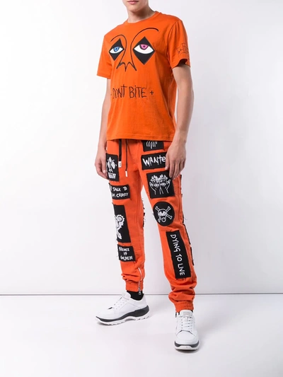 Haculla Don't Bite T-shirt In Orange