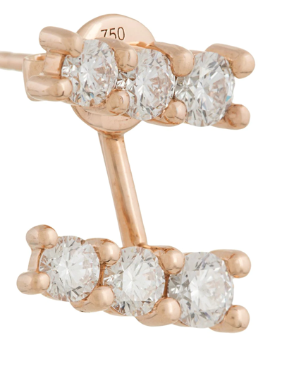 Shop Alinka 18kt Rose Gold Lara Diamond Right Earring