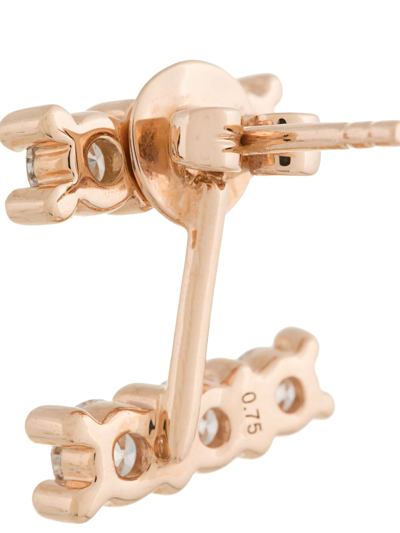 Alinka 18kt Rose Gold Lara Diamond Right Earring In Gold