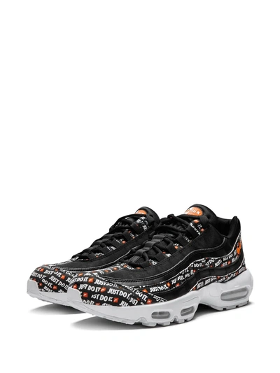 Shop Nike Air Max 95 Se "just Do It Pack" Sneakers In Black