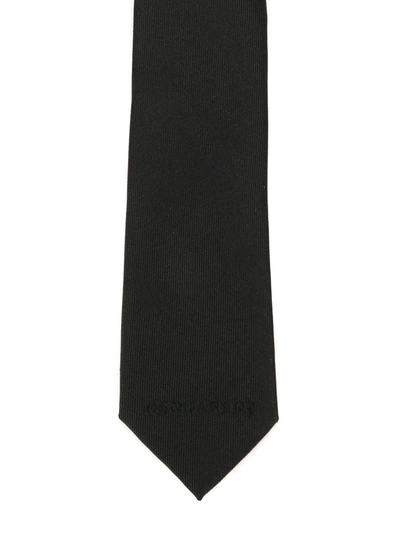 Shop Dsquared2 Classic Tie In Black