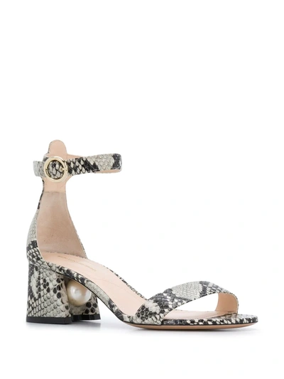 Shop Nicholas Kirkwood Miri Sandals 55mm In Neutrals