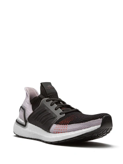 Shop Adidas Originals Ultraboost 19 "core Black/soft Vision/solar Red" Sneakers In Grey