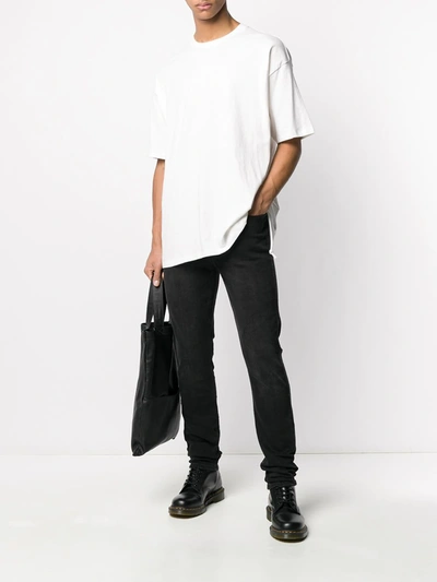 Shop Ksubi Biggie Oversized-fit T-shirt In White