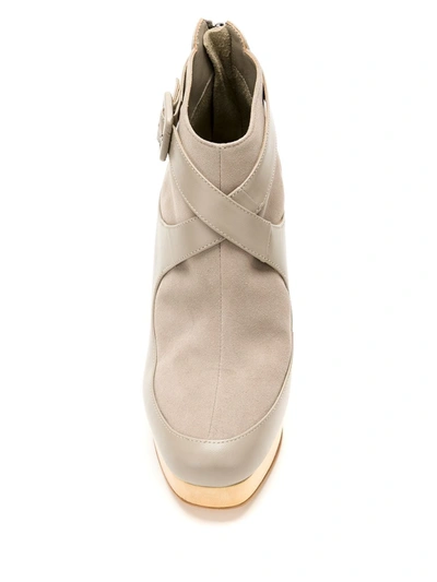 Studio Chofakian Studio 77 Boots In Grey