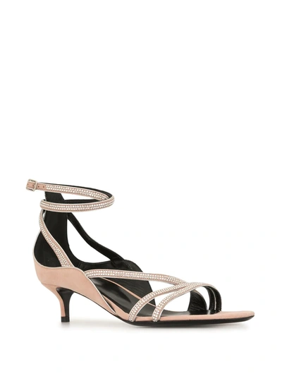 Shop Pierre Hardy Strappy Heeled Sandal In Pink