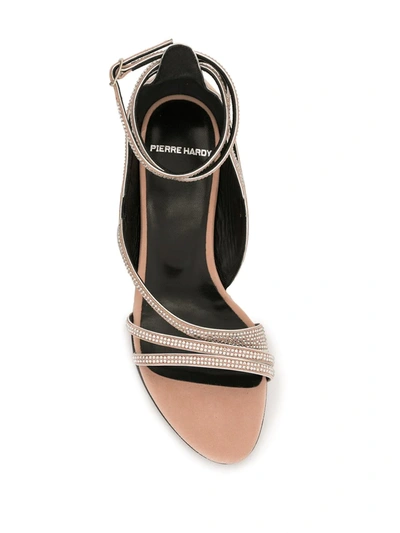 Shop Pierre Hardy Strappy Heeled Sandal In Pink