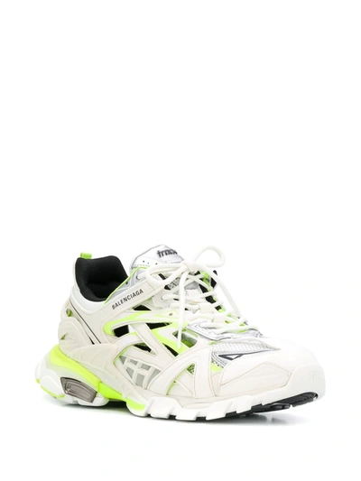 Shop Balenciaga Track.2 Open Sneakers In Neutrals