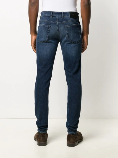 Shop Pt01 Slim-fit Mid-rise Jeans In Blue