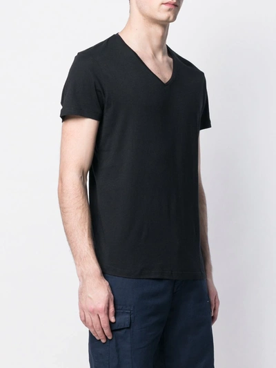 Shop Orlebar Brown Short-sleeve Fitted T-shirt In Black