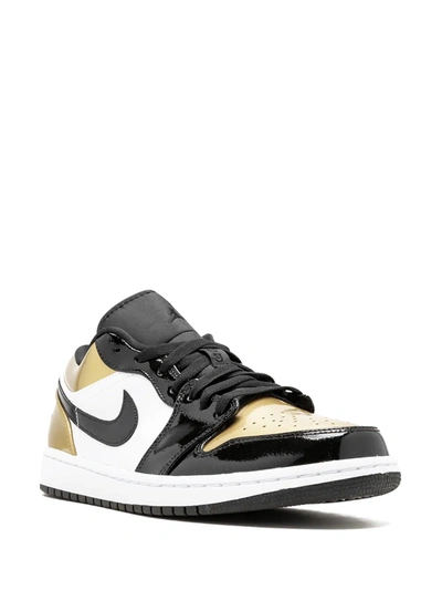 Jordan Air  1 Low Gold Toe In Black