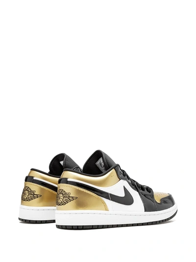 Jordan Air  1 Low Gold Toe In Black
