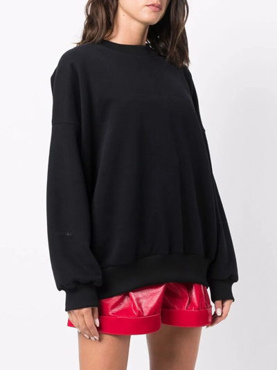 Shop Styland Long-sleeve Sweatshirt In Schwarz