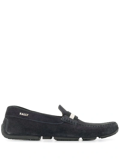 Shop Bally Pearce Loafers In Blue