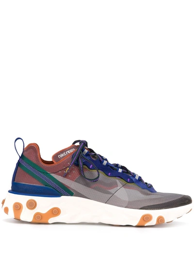 Shop Nike React Element 87 "dusty Peach" Sneakers In Grey