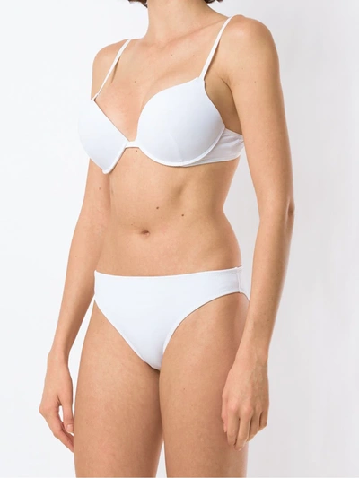 Amir Slama Balconette Bikini Set In White