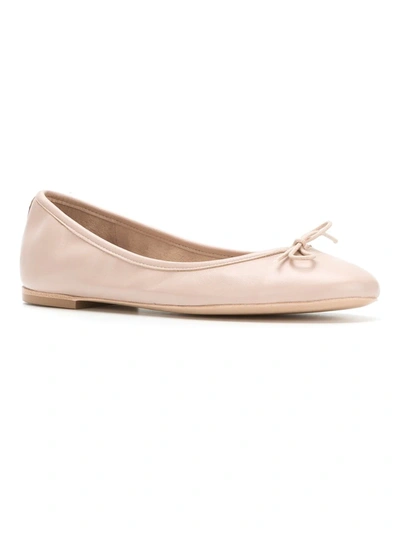 Shop Sarah Chofakian Flat Ballerinas In Neutrals