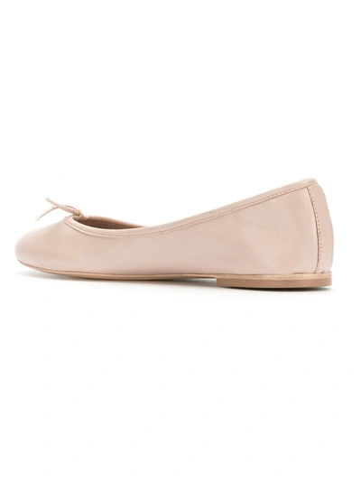 Shop Sarah Chofakian Flat Ballerinas In Neutrals