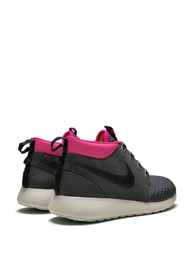 Shop Nike Roshe Run High-top Sneakers In Purple