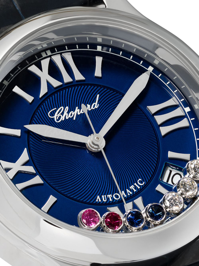 Shop Chopard Happy Sport London Limited-edition 36mm In Stainless Steel