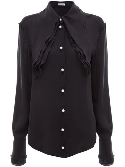Shop Jw Anderson Layered Blouse In Black