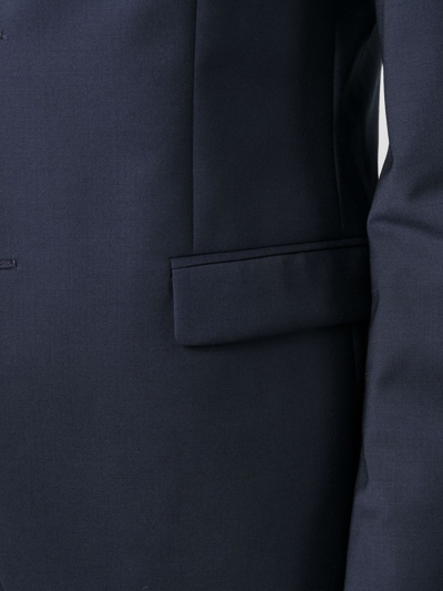 Hugo Boss Single-breasted Suit Jacket In Blue