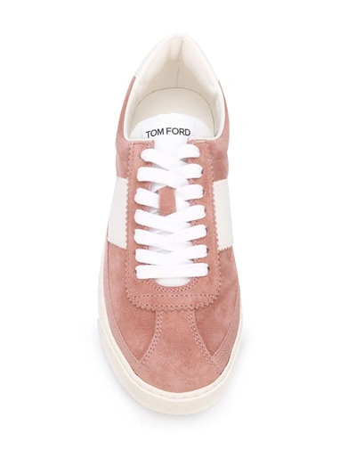 Shop Tom Ford Cambridge Low-top Sneakers In Pink