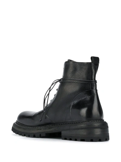Marsèll Parrucca Leather Lace-up Boots In Black