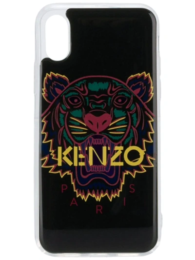 Shop Kenzo Icon Tiger Iphone X/xs Case In Black