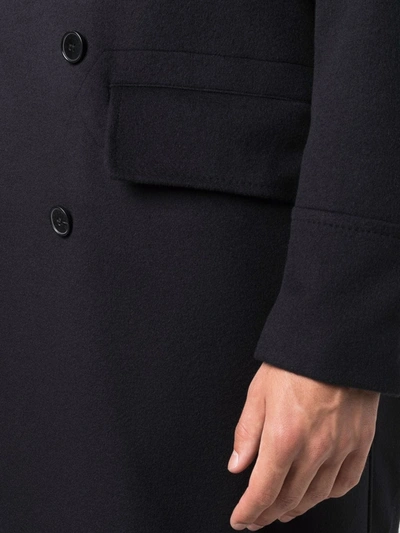 Mackintosh Redford Double-breasted Coat In Blau