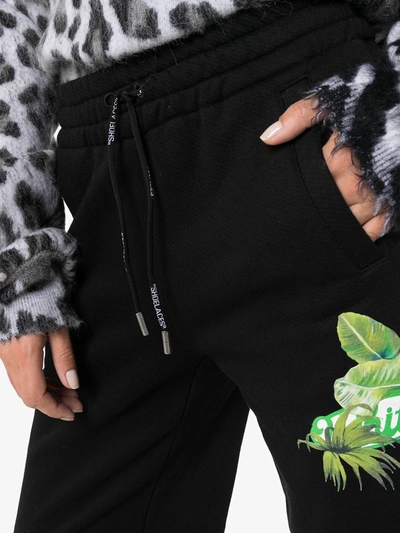 Shop Off-white Wide-leg Tracksuit Bottoms In Black