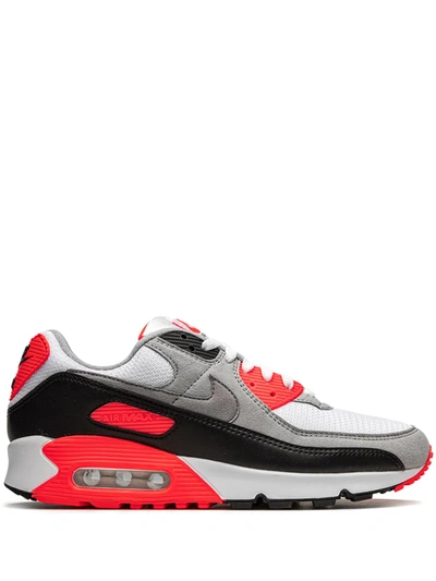 Shop Nike Air Max 90 Og "infrared 2020" Sneakers In White