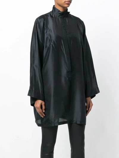 Pre-owned Saint Laurent Oversized Shirt In Black