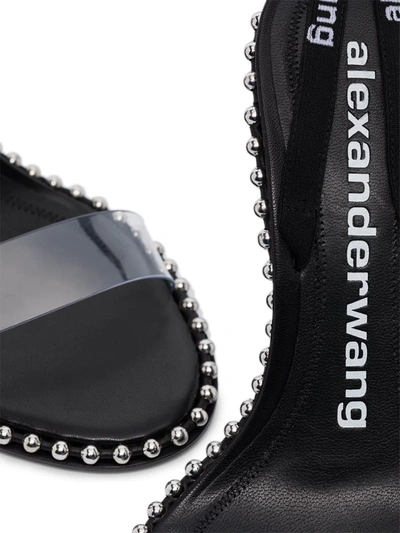 Shop Alexander Wang Nova 105mm Stud-detail Sandals In Black
