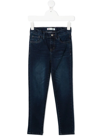 Shop Levi's Faded Slim-fit Jeans In Blue