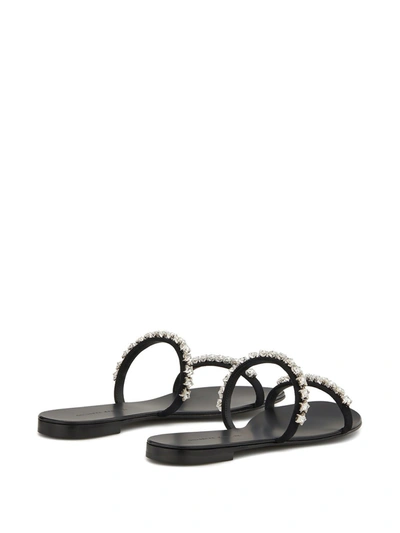 Shop Giuseppe Zanotti Cometa Harmony Sandals In Black