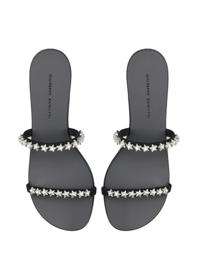 Shop Giuseppe Zanotti Cometa Harmony Sandals In Black