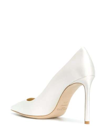 Shop Jimmy Choo Romy 100 Pumps In White