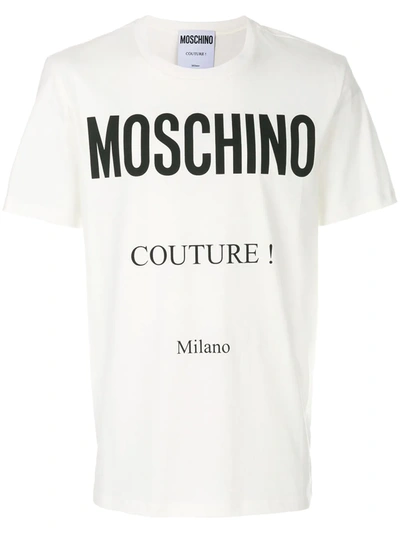 Shop Moschino Couture Print T-shirt